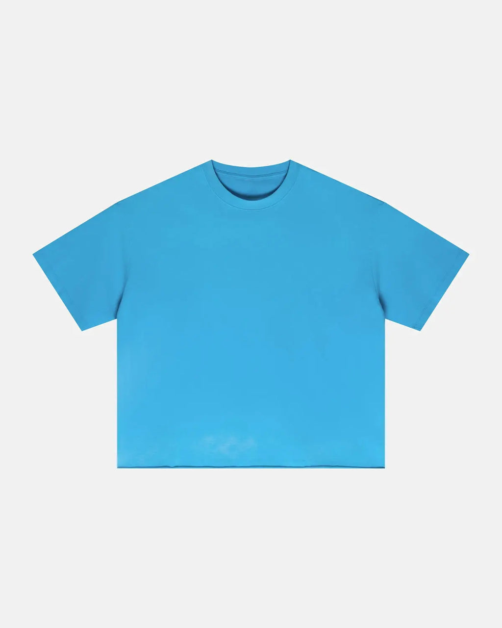 Monkey Washed Boxy Cropped T-Shirt by INFLATION, featuring a relaxed fit and casual streetwear style in a washed cotton fabric.