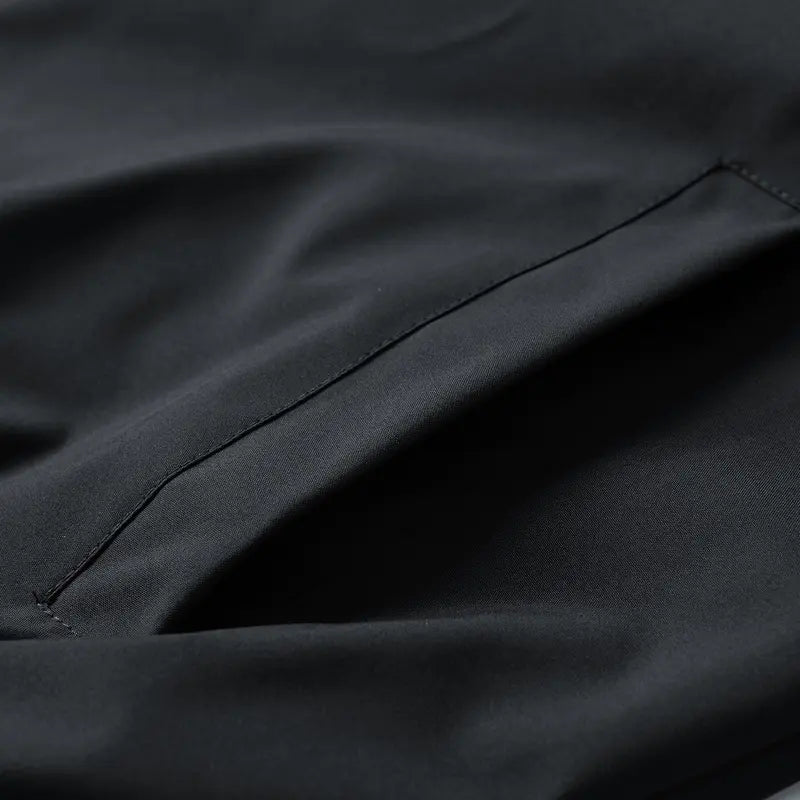 Men's Vintage Plain Long Sleeve Baseball Bomber Jacket