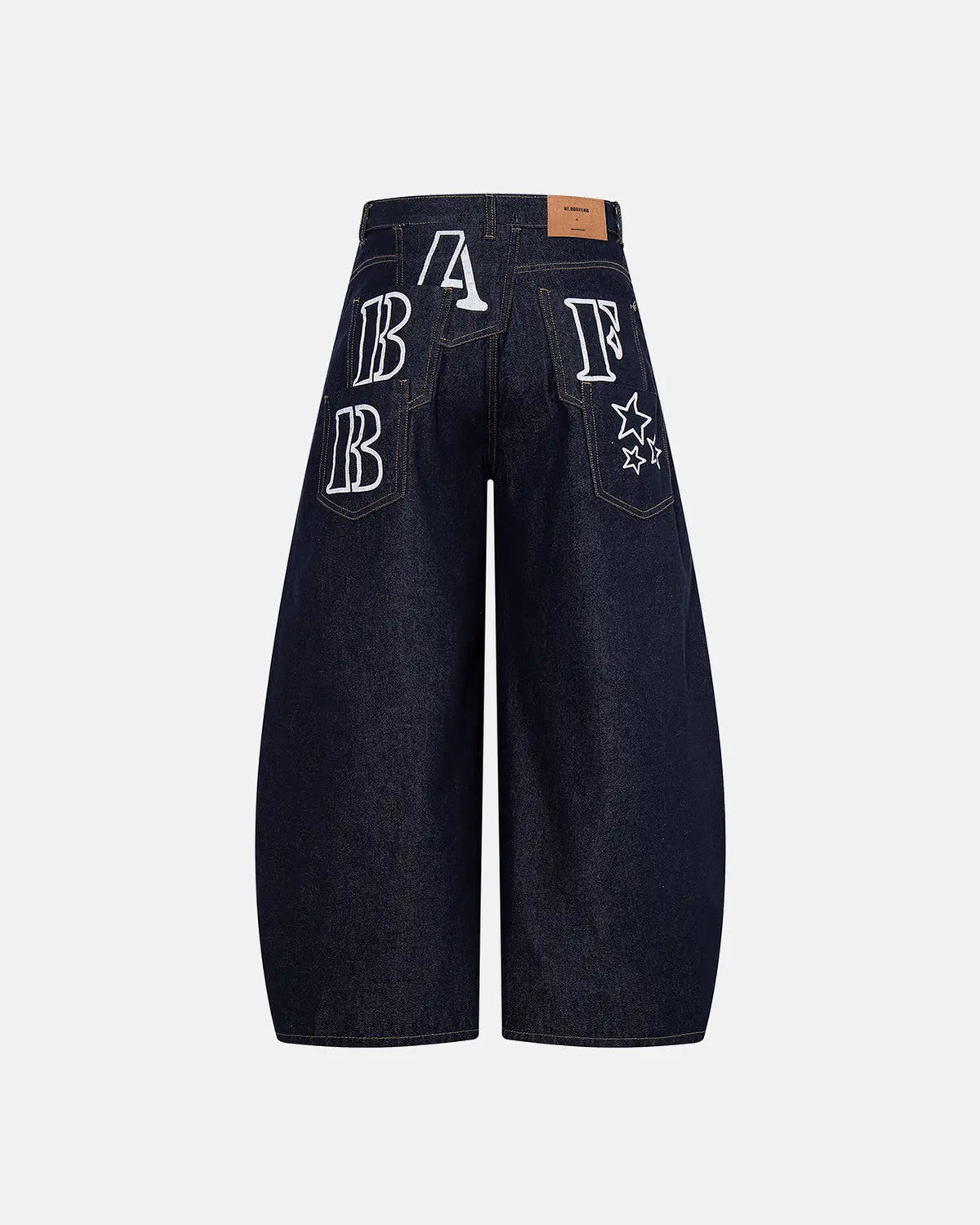 Inflation Multi Pockets Design Barrel Jeans showing stylish streetwear with multiple functional pockets and a relaxed fit.