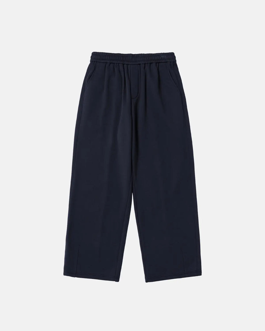 Inflation Stretch Thermal Fleece Sweatpants in cozy, black fabric with elastic waistband and relaxed fit for comfortable wear.