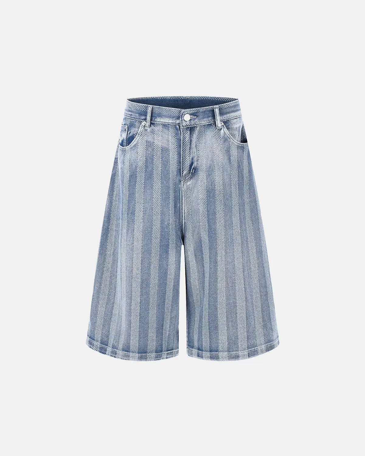 Woven texture baggy jorts from INFLATION streetwear with a relaxed fit and casual design, featuring a woven fabric appearance.