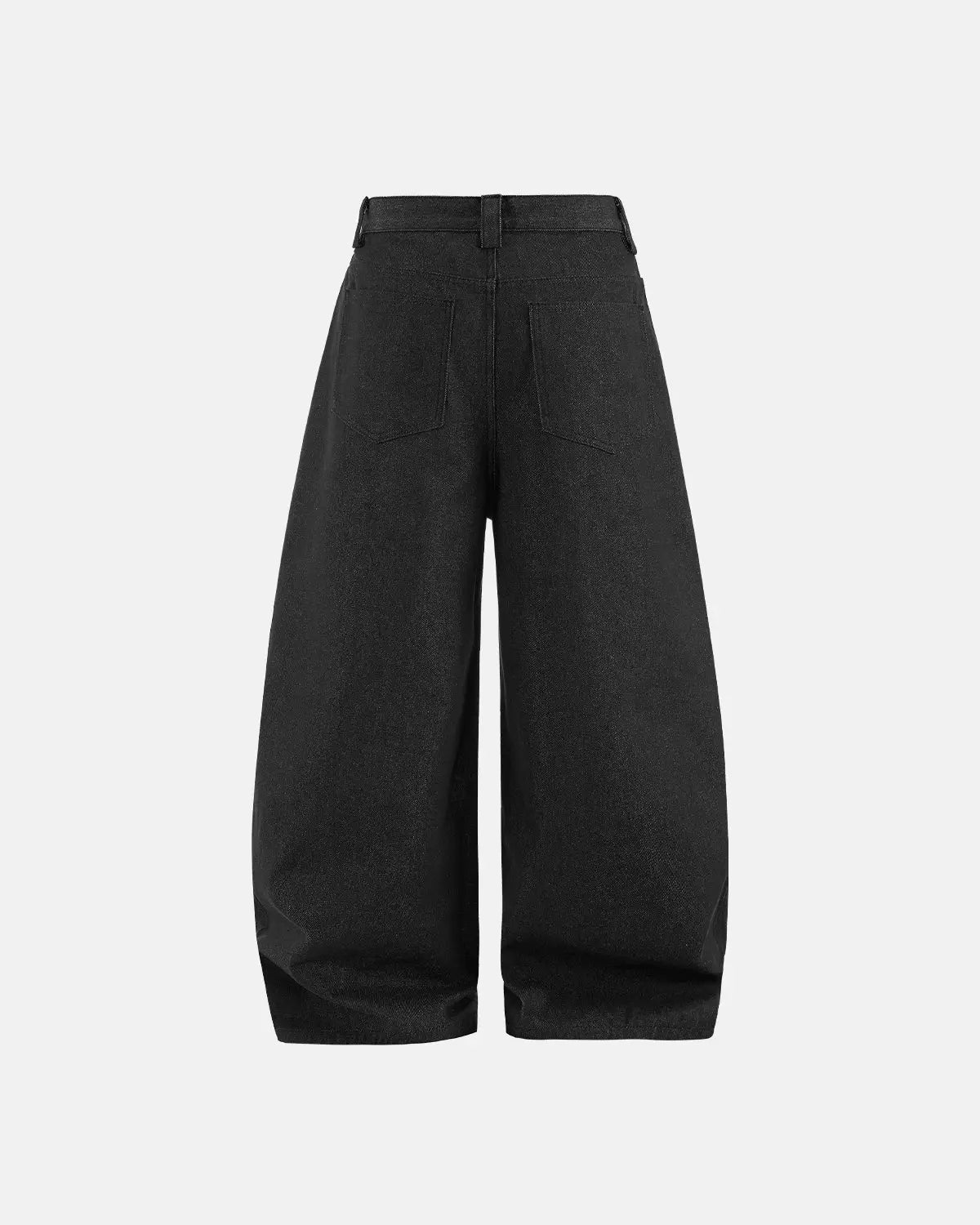Raw Baggy Barrel Jeans by Flation Streetwear featuring loose fit, distressed denim, and casual streetwear style.