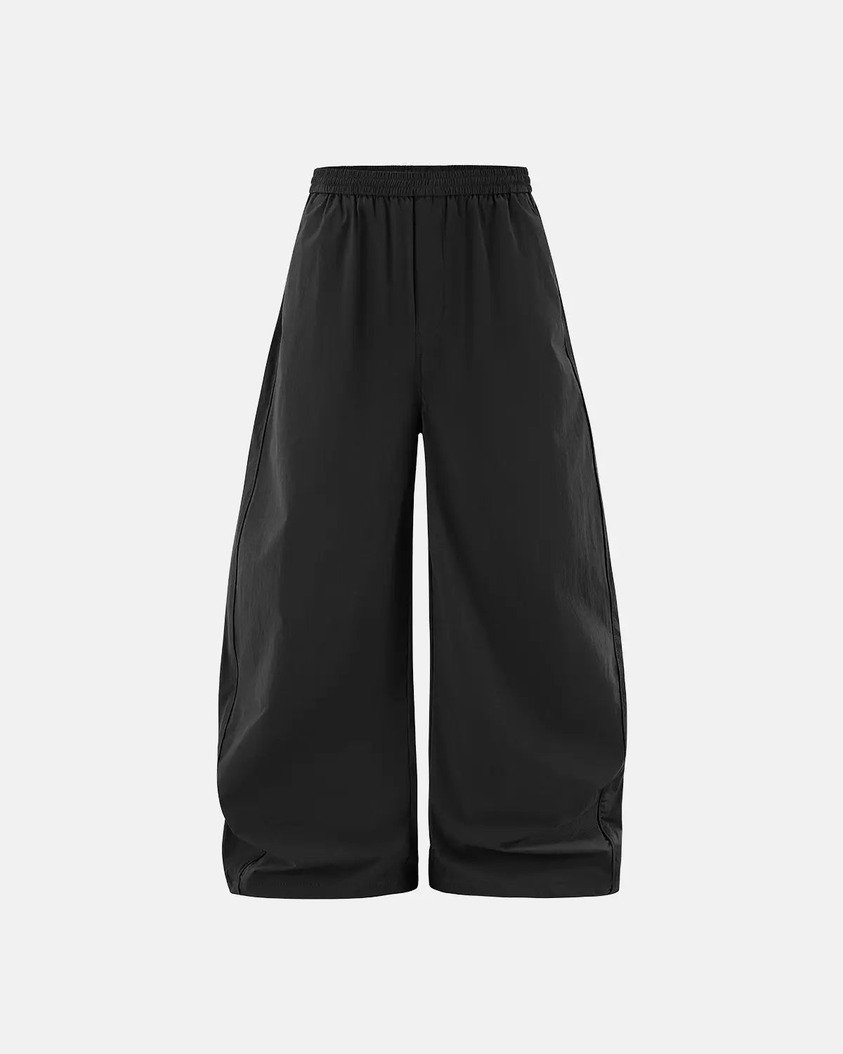Inflation Outdoor Quick Dry Track Pants shown in black, featuring a relaxed fit and lightweight, breathable fabric for activewear.