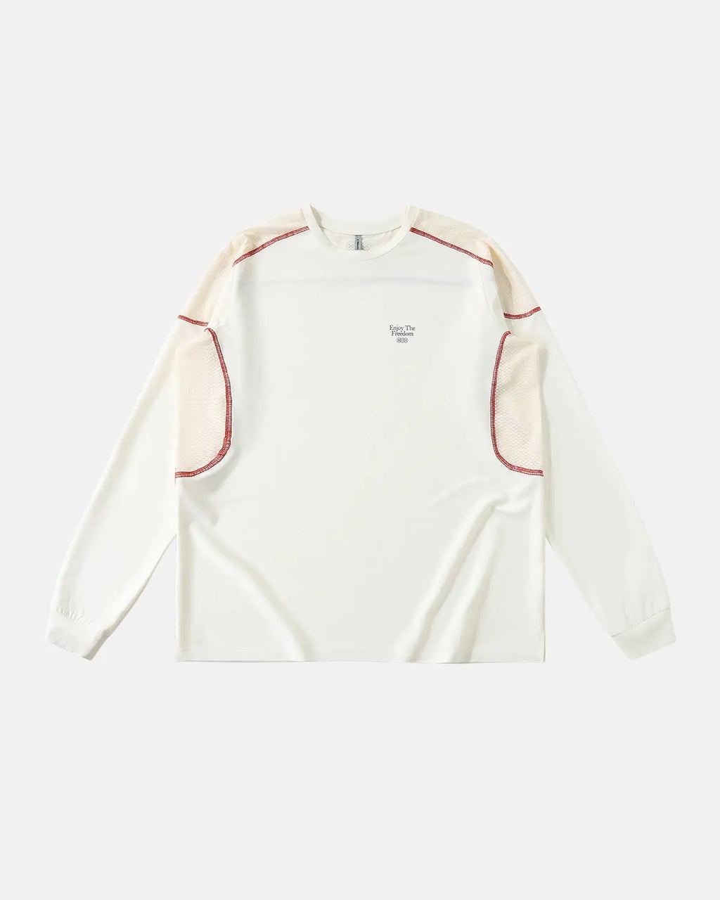 Inflation AirFlow Reflective Cooling Long Sleeve Tee displayed on a hanger, showcasing its lightweight, breathable fabric and reflective details.