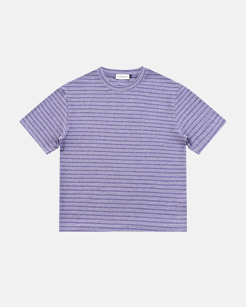 Inflation Streetwear retro striped boxy t-shirt with bold horizontal stripes and a relaxed fit, featuring classic streetwear style.