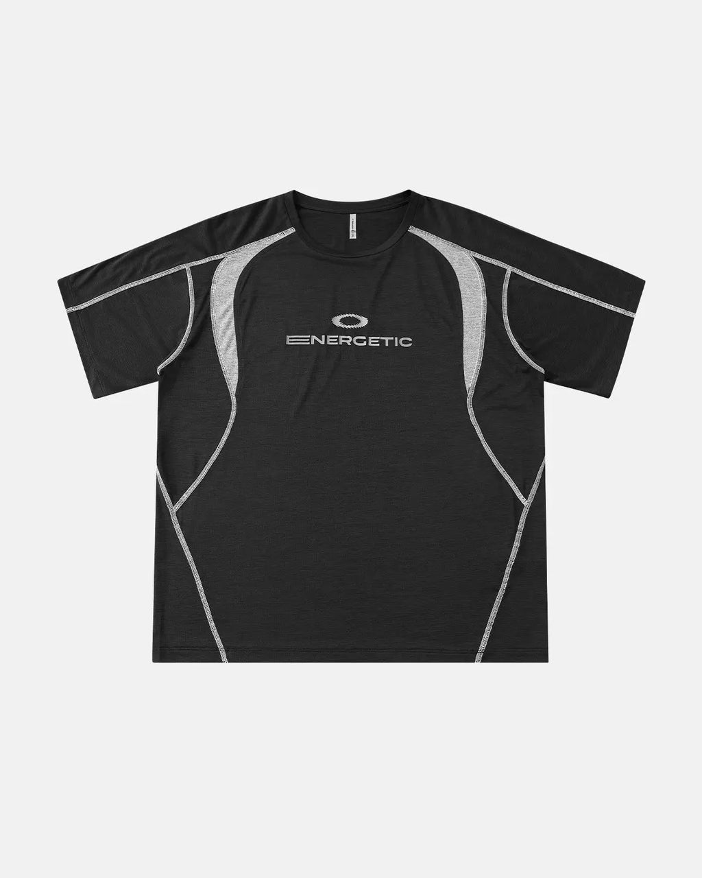 INFLATION AirFlow Rudolf® breathable activewear tee featuring lightweight fabric and streetwear style, shown on a model.
