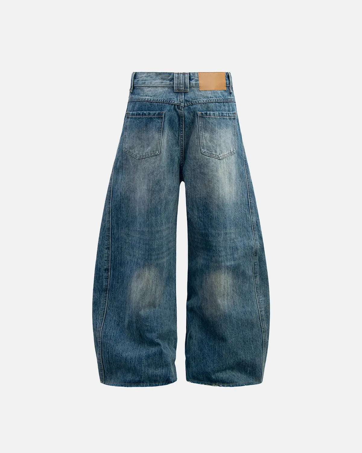 Flation Super Barrel Baggy Jeans, relaxed fit streetwear pants with a loose, oversized style and denim fabric.