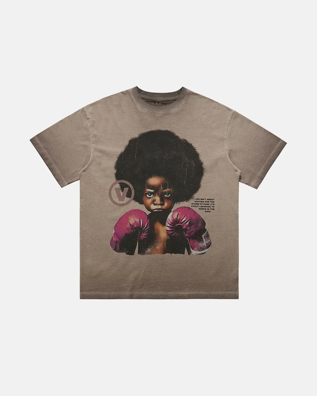 Vintage Graphic Oversize T-Shirt by INFLATION featuring bold inflation-themed print on a relaxed streetwear tee.