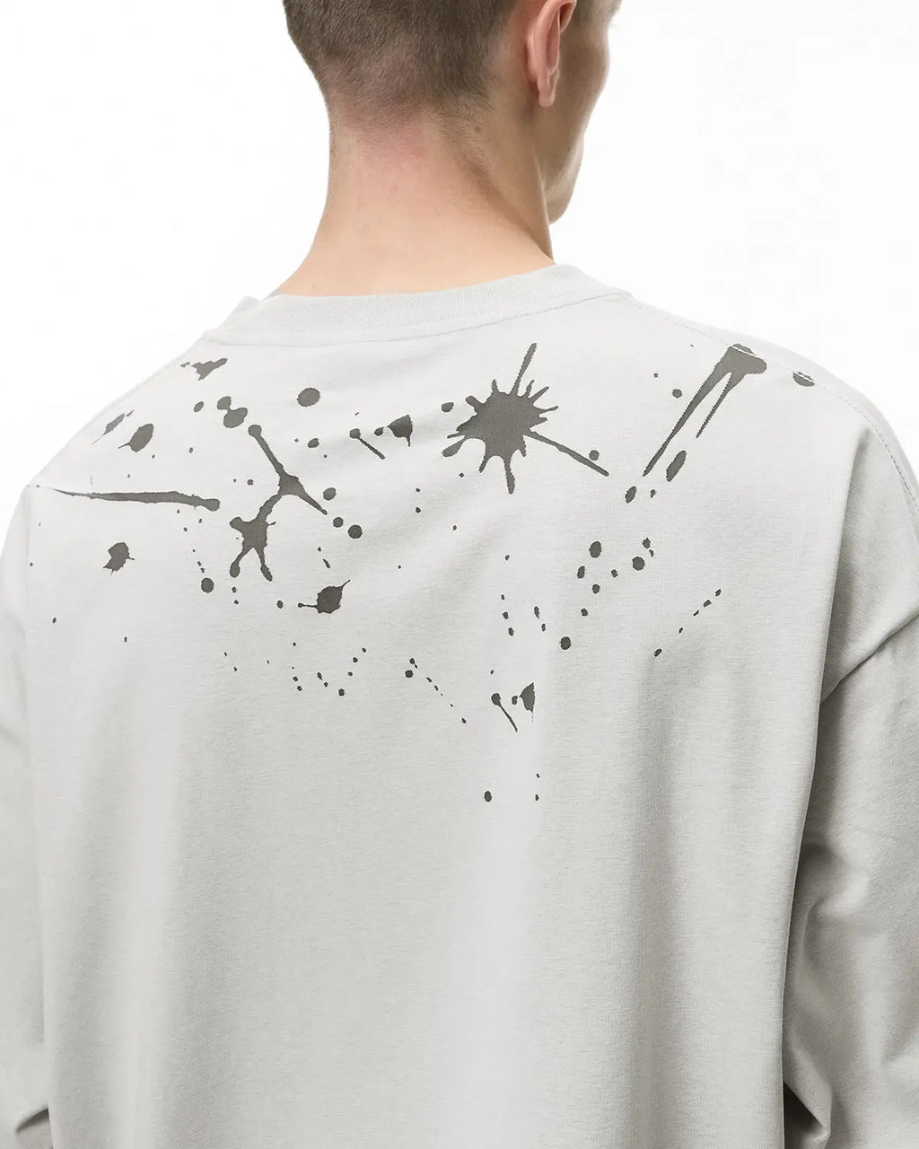 Flation Laser Burning Streetwear Tee featuring a bold laser-inspired graphic on a black cotton t-shirt.