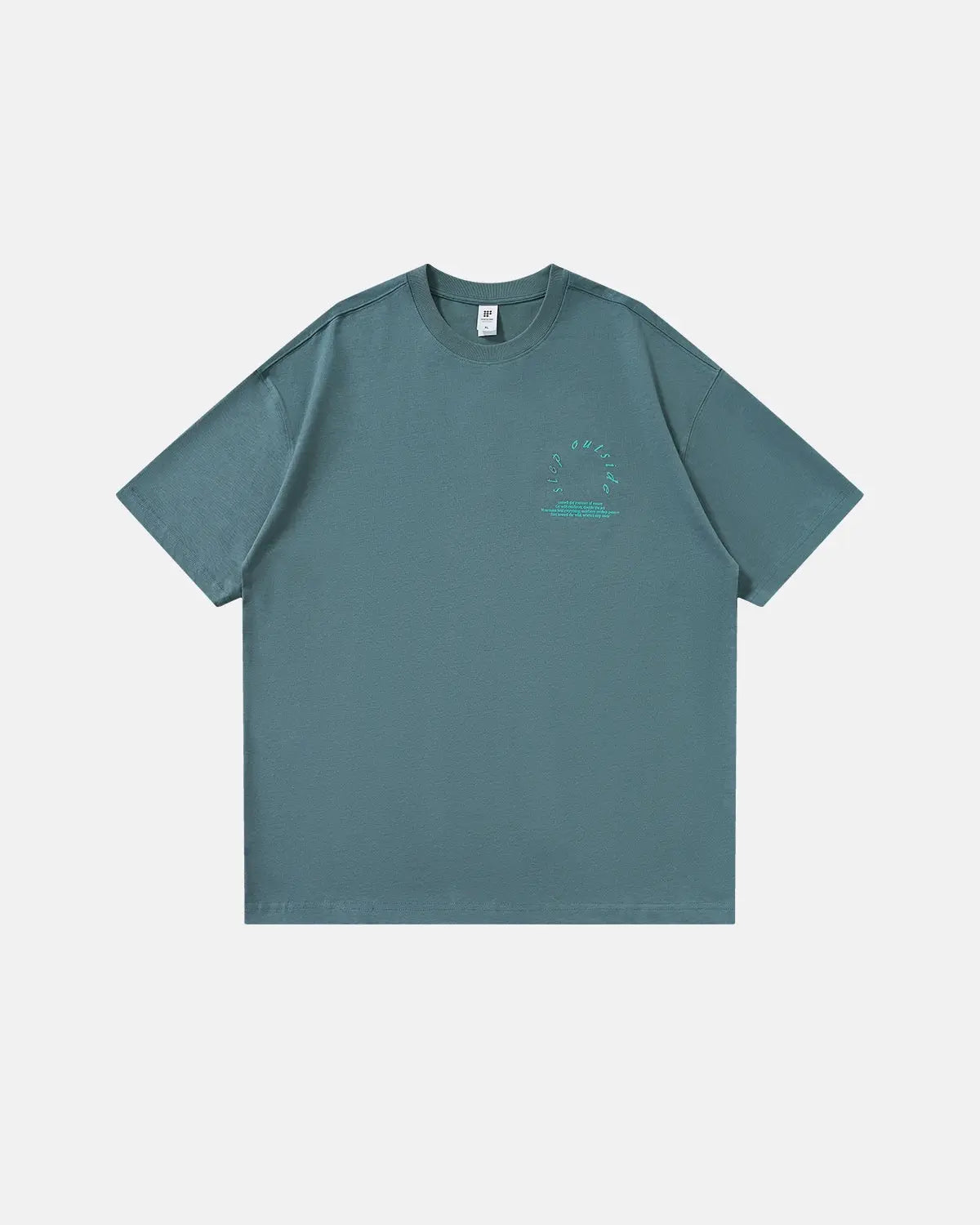Inflation Streetwear camping graphic cotton t-shirt featuring outdoor adventure design and bold print, casual streetwear style.