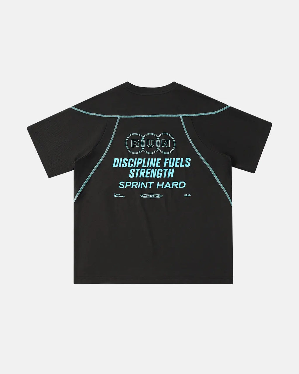 INFLATION AirFlow breathable quick-dry streetwear tee, lightweight fabric, casual fit, shown in a relaxed stance.