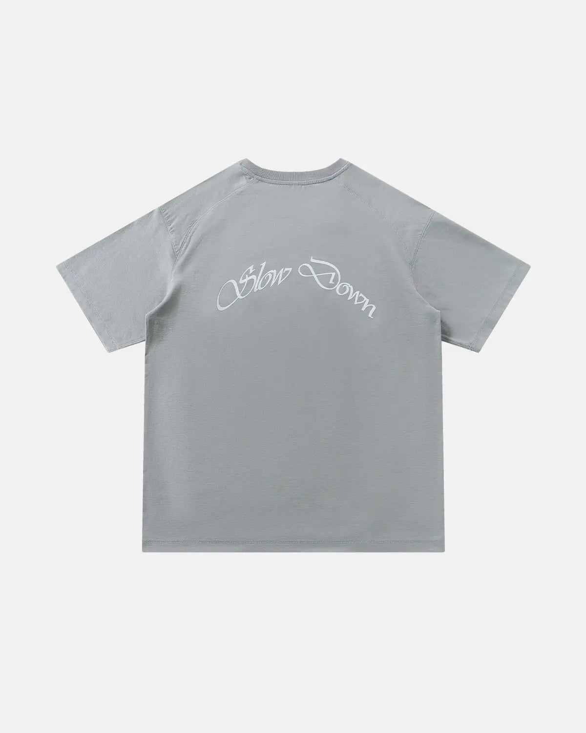 Water-Reveal Activewear T-Shirt by INFLATION featuring a sleek, fitted design with subtle water-reveal details for stylish streetwear.