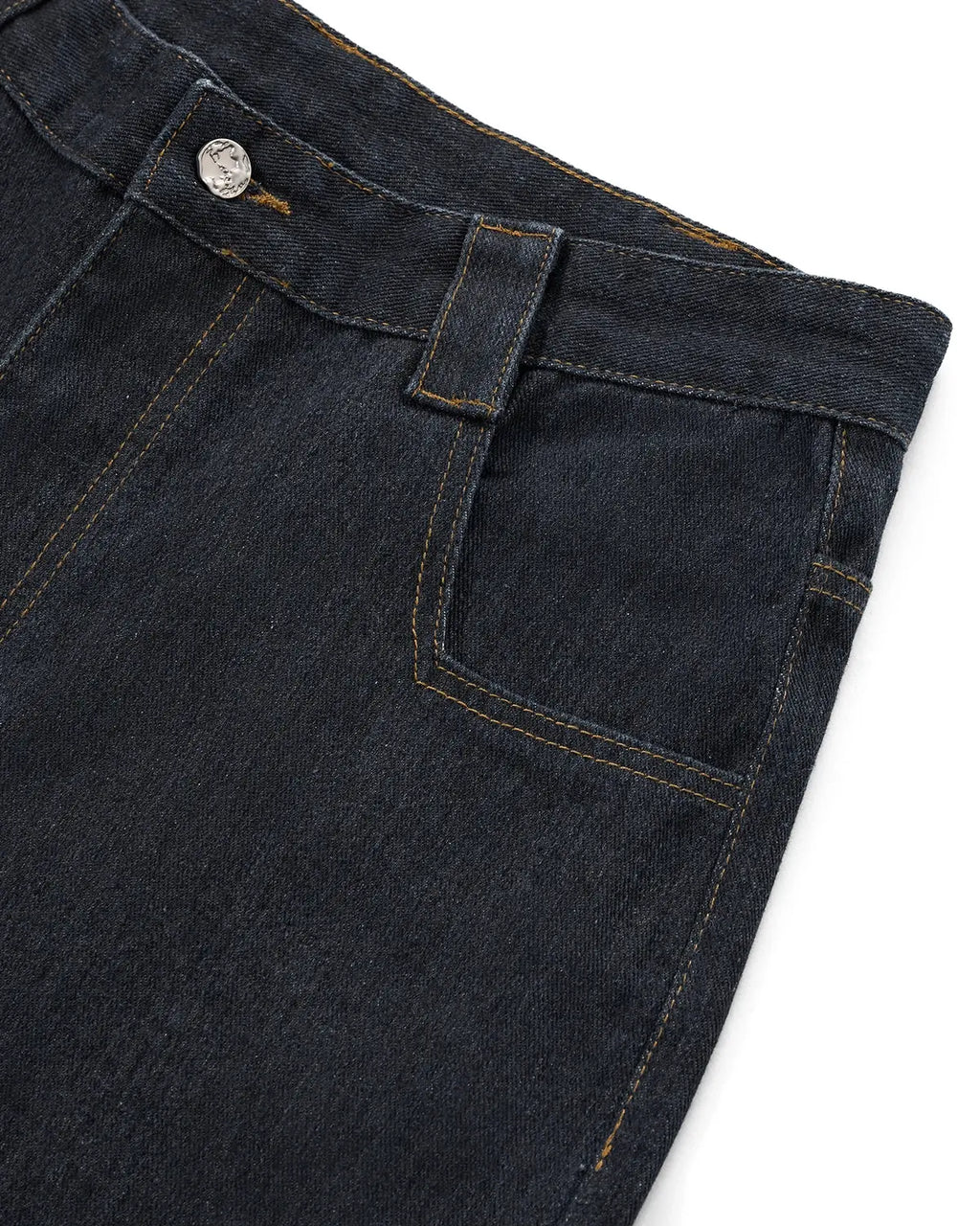 Flation Super Raw Flared Baggy Jeans with distressed details and high-rise fit, styled with casual streetwear look.