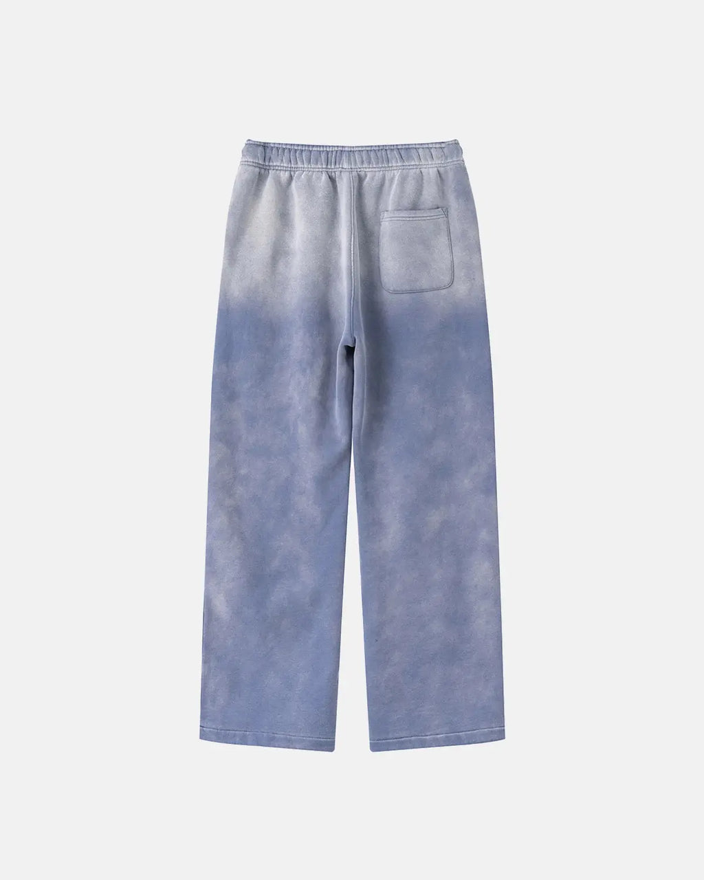 Flation Straight-Leg Acid Wash Sweatpants featuring a relaxed fit and casual streetwear style with distressed detailing.
