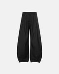 Wide-legged tailored pants with a rope belt from INFLATION Streetwear, featuring a modern, stylish design.