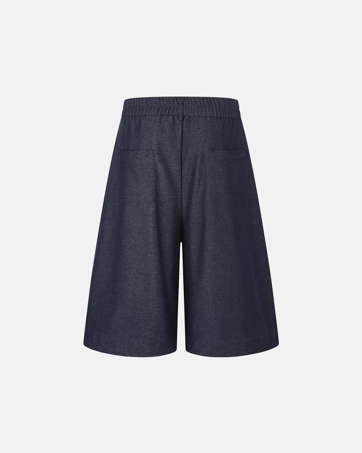 Inflation Streetwear pleated wide-leg tailored shorts, featuring a stylish, relaxed fit with a modern design and high-quality fabric.