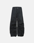 Inflation Super Raw Baggy Jeans featuring a loose fit and distressed denim design for streetwear style.