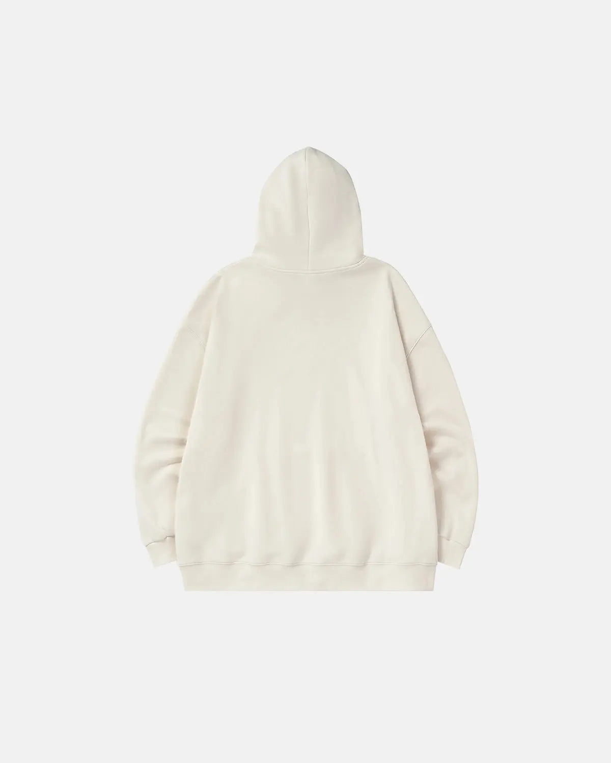 Inflation Premium Thermal Oversized Hoodie in cozy fabric, featuring a relaxed fit and hood with drawstrings.
