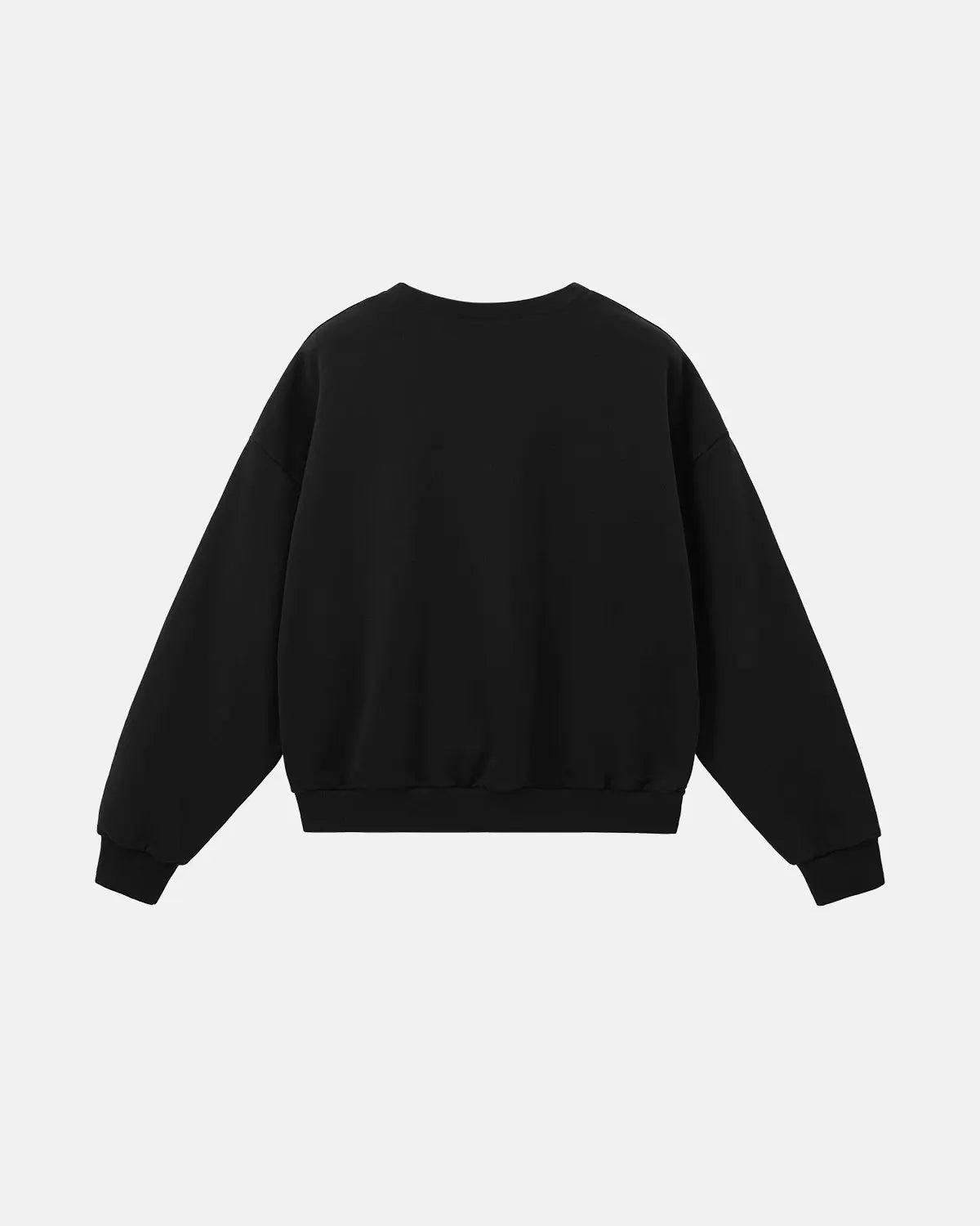 Boxy fit Flation streetwear Henley collar sweatshirt in neutral color, showcasing relaxed style and comfortable fit.