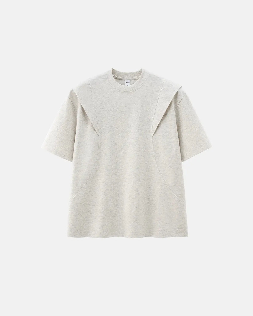 Deconstructed oversized T-shirt by Flation Streetwear featuring a relaxed fit and distressed design, shown on a mannequin.