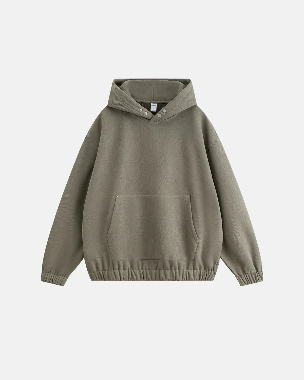 Boxy cropped hoodie by Inflation Streetwear, featuring a relaxed fit and stylish design in a casual streetwear style.