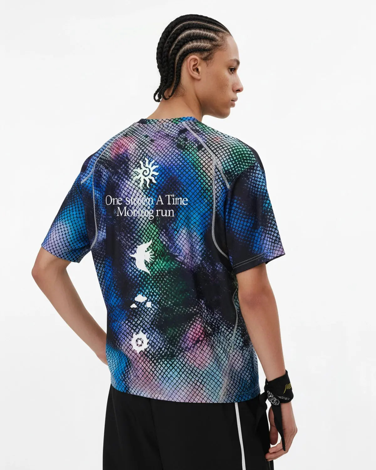 Inflation Ultra-Lightweight Totem Graphic Activewear T-Shirt featuring bold print and modern streetwear style on soft fabric.