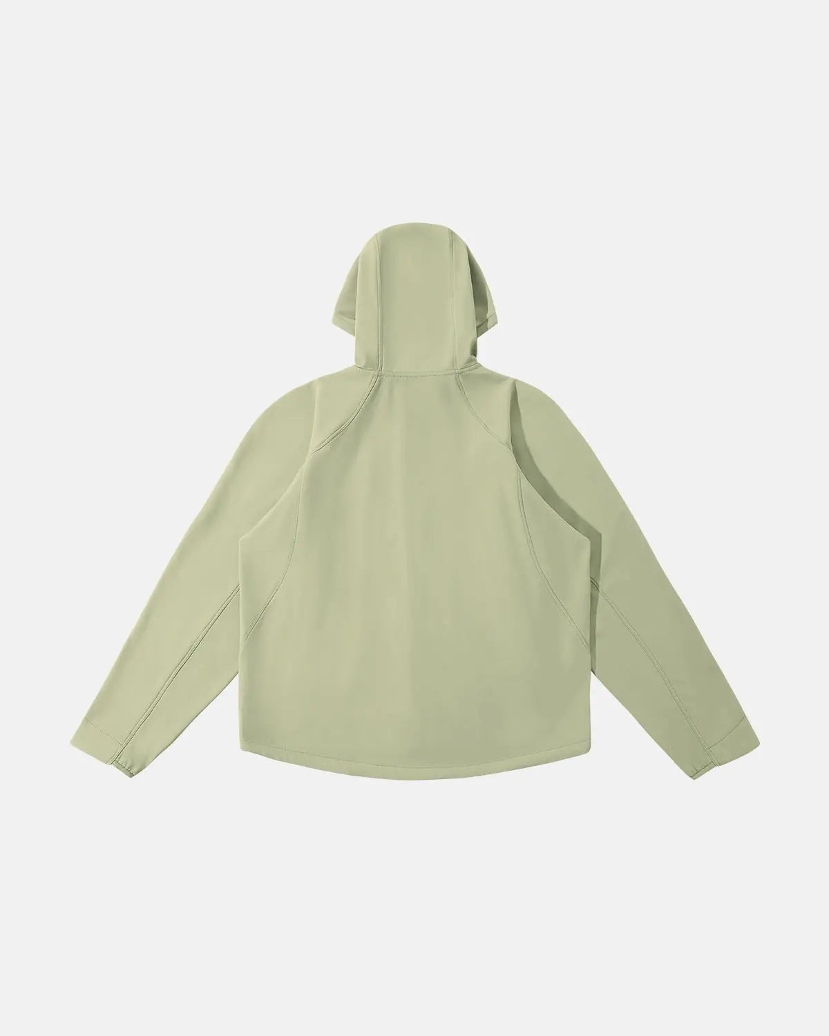 INFLATION outdoor fleece-lined softshell hiking jacket shown in a natural outdoor setting, featuring a durable design and comfortable fit.