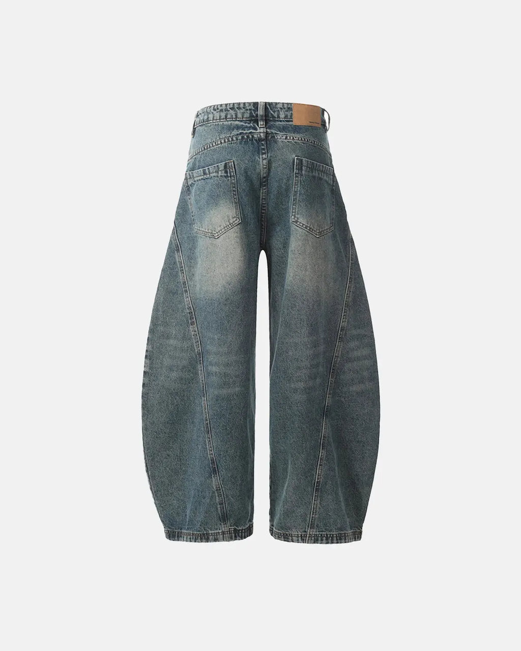Distressed Supper Baggy Jeans by Flation Streetwear, showcasing relaxed fit, ripped details, and casual streetwear style.