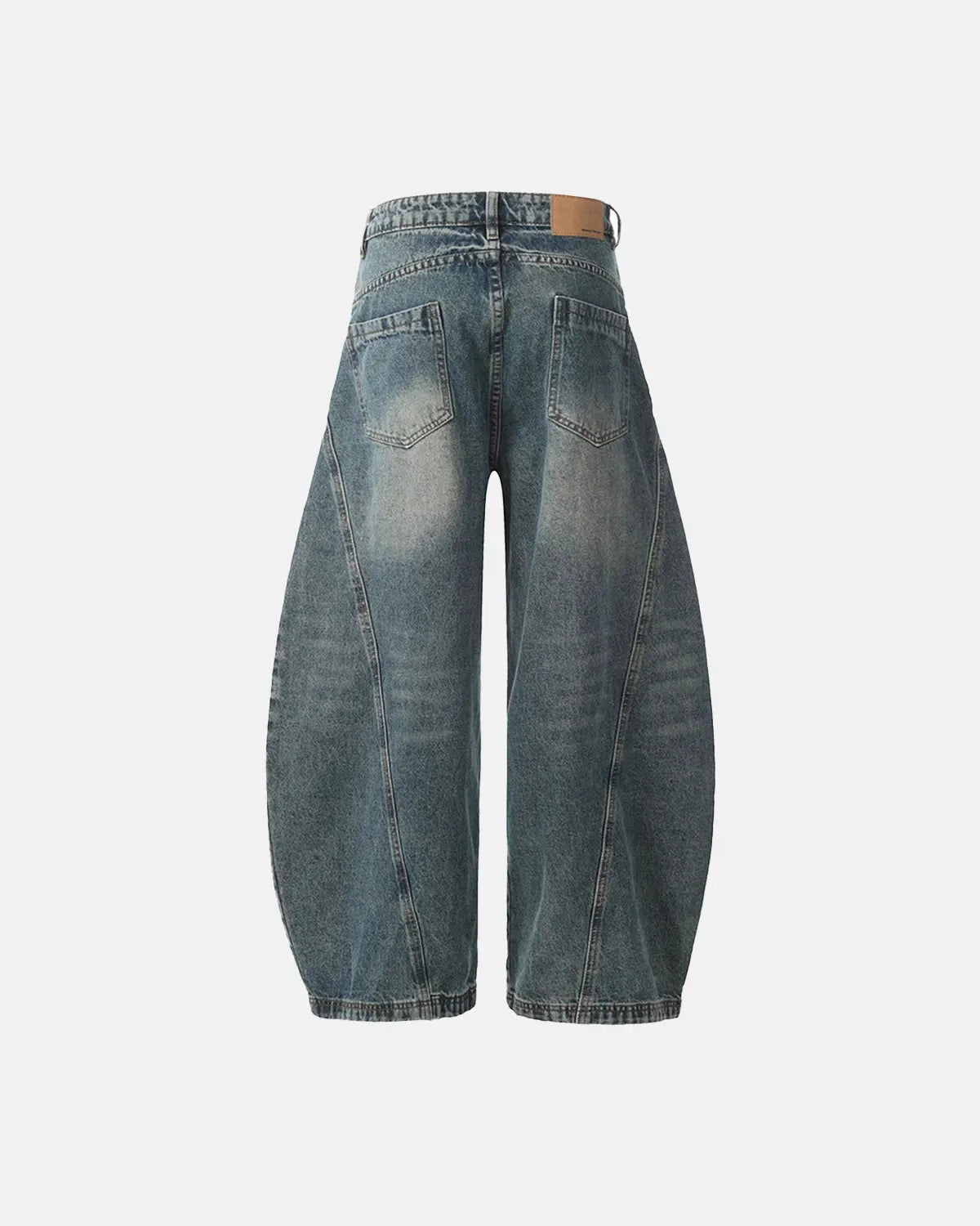 Distressed Supper Baggy Jeans by Flation Streetwear, showcasing relaxed fit, ripped details, and casual streetwear style.