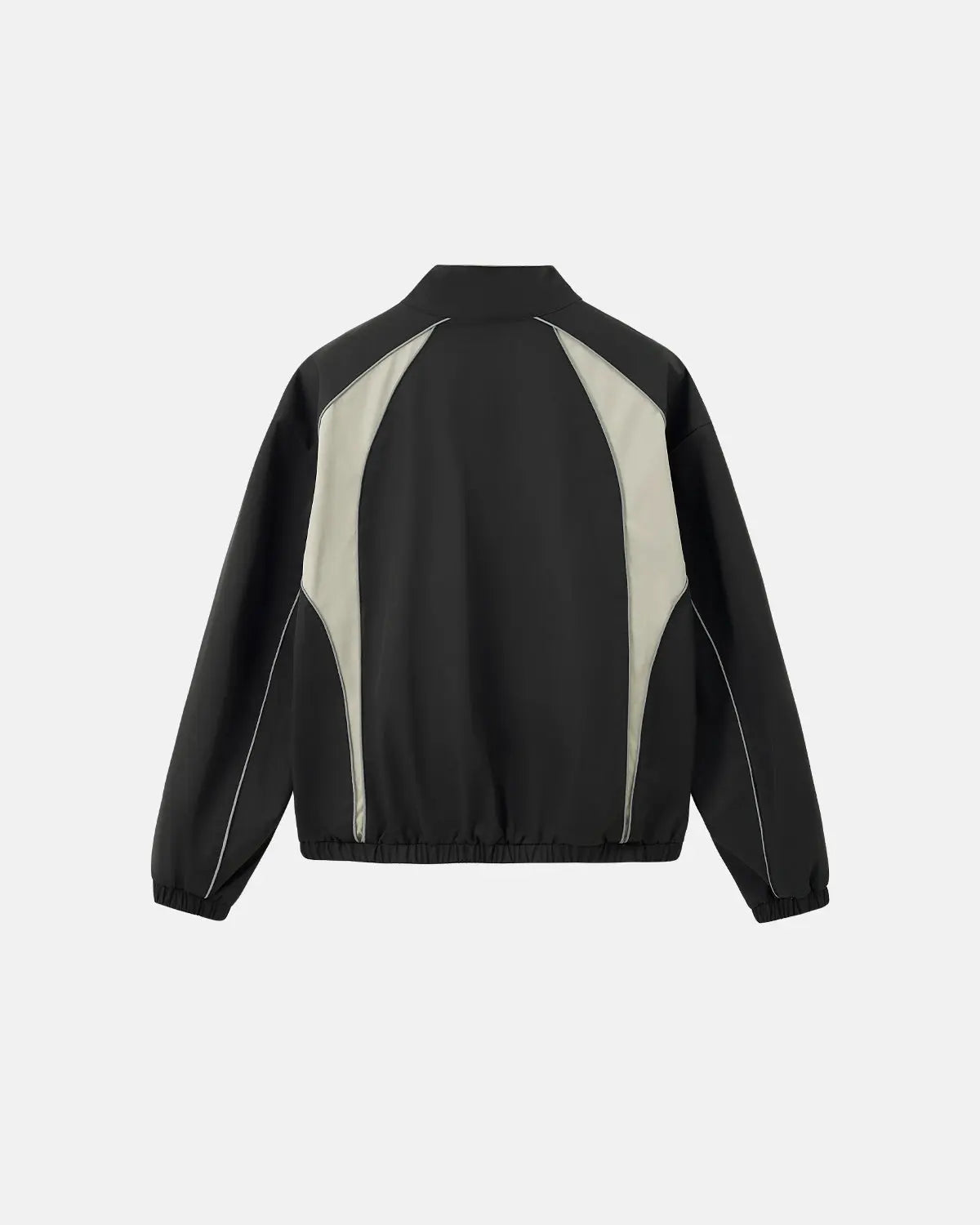 Reflective windbreaker track jacket by Flation with streetwear style, featuring a sleek design and reflective details.