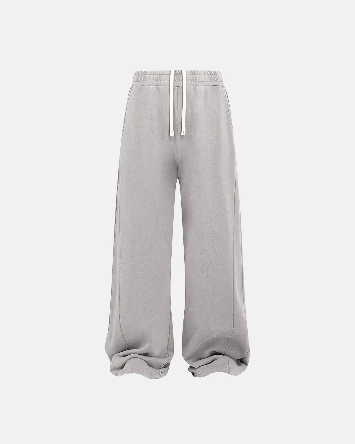Acid wash stitching straight leg sweatpants by INFLATION Streetwear, featuring relaxed fit and casual style.