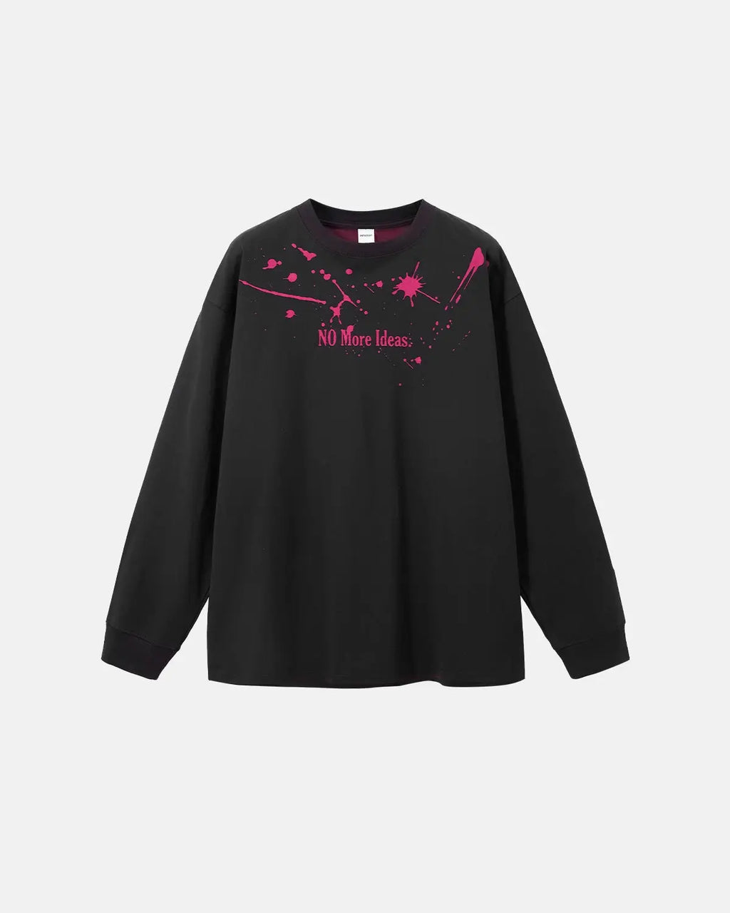 Laser burning streetwear tee shirt by Flation featuring bold laser-inspired graphics on black fabric.