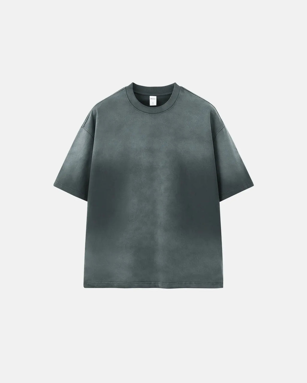 Oversized monkey acid wash T-shirt by Flation Streetwear featuring a relaxed fit and unique distressed design.