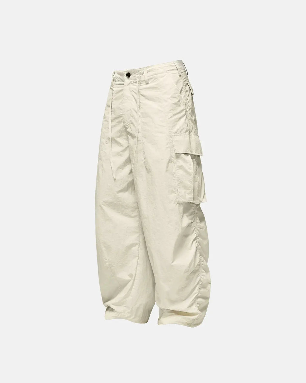 Inflation Classical Parachute Cargo Pants with multiple pockets and adjustable waistband, stylish streetwear by Inflation.