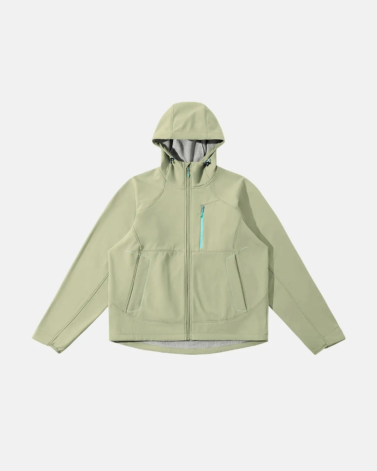 Inflation outdoor fleece-lined softshell hiking jacket with durable material and comfortable fit for outdoor adventures.