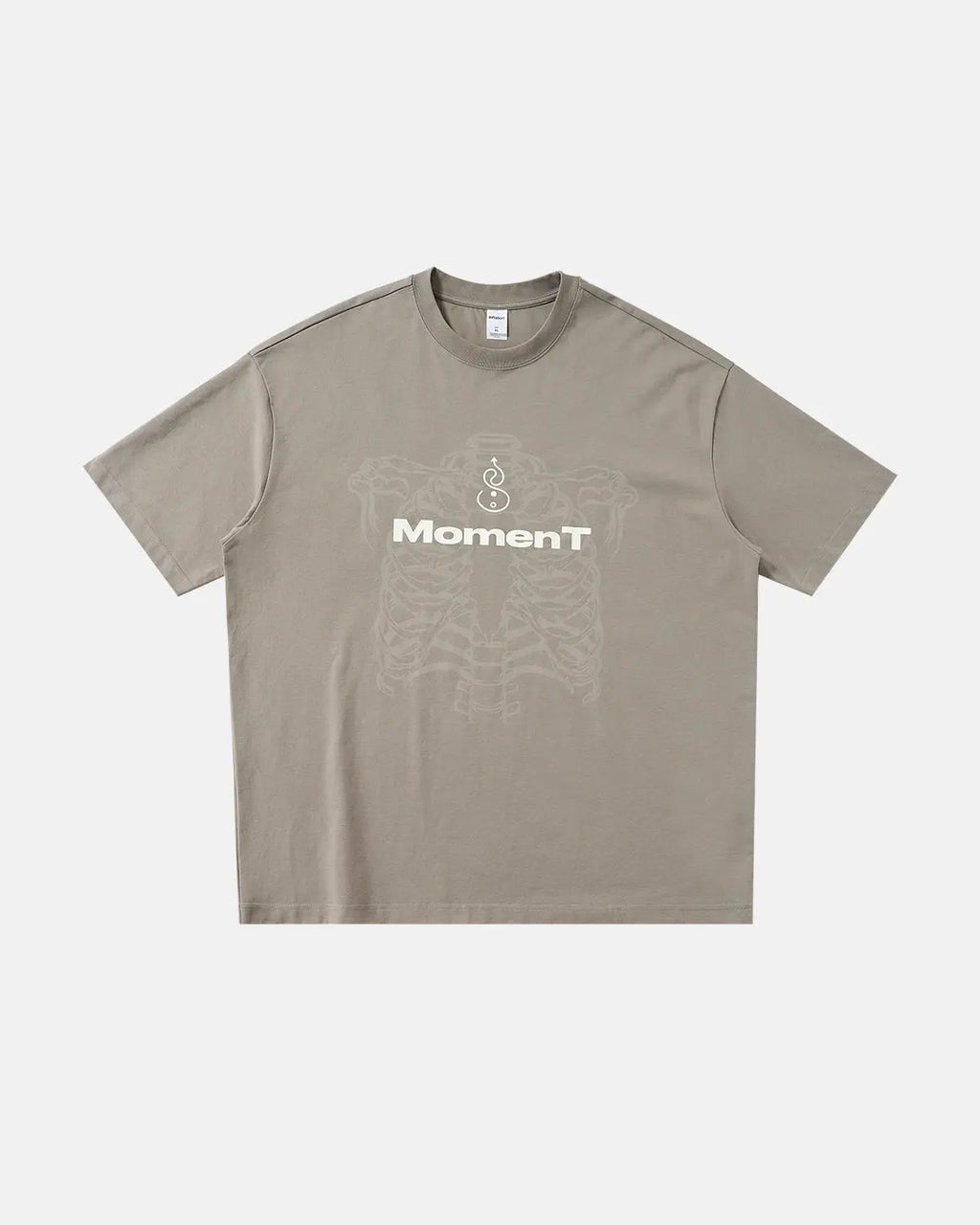 Inflation Dual-Effect Graphic Heavyweight T-shirt featuring bold streetwear design and striking print on a black fabric background.