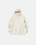 Inflation Premium Thermal Oversized Hoodie in gray, featuring a cozy, oversized fit with thermal fabric and a hood.
