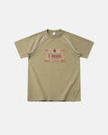 Inflation Streetwear retro graphic raglan T-shirt with colorful print, casual fit, and sporty style, featuring bold vintage-inspired design.