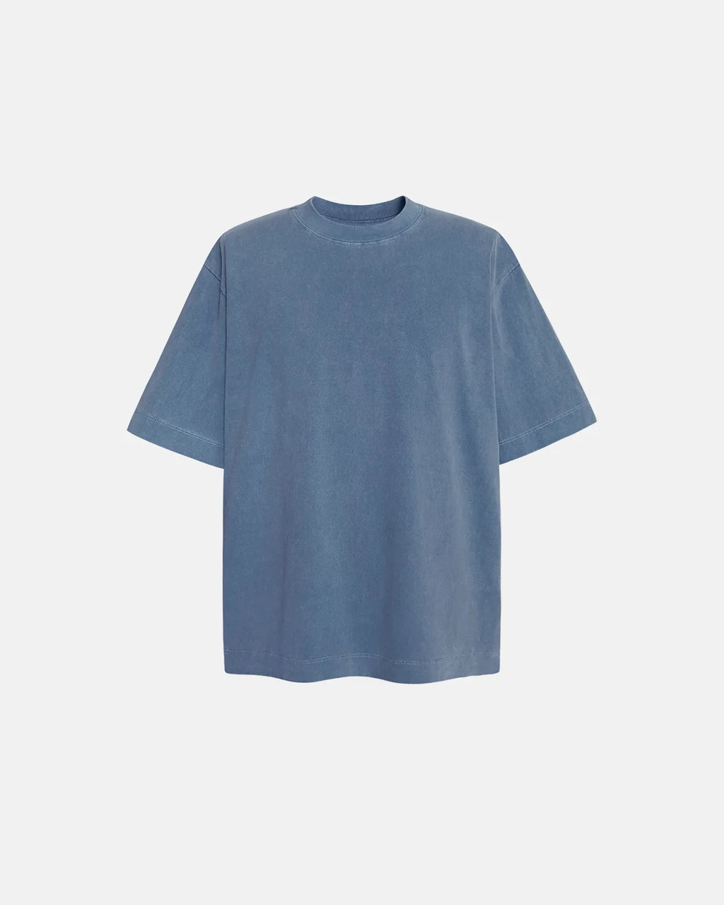 Acid washed cotton T-shirt from Inflation Streetwear, showing a relaxed fit with distressed, vintage-style fabric texture.