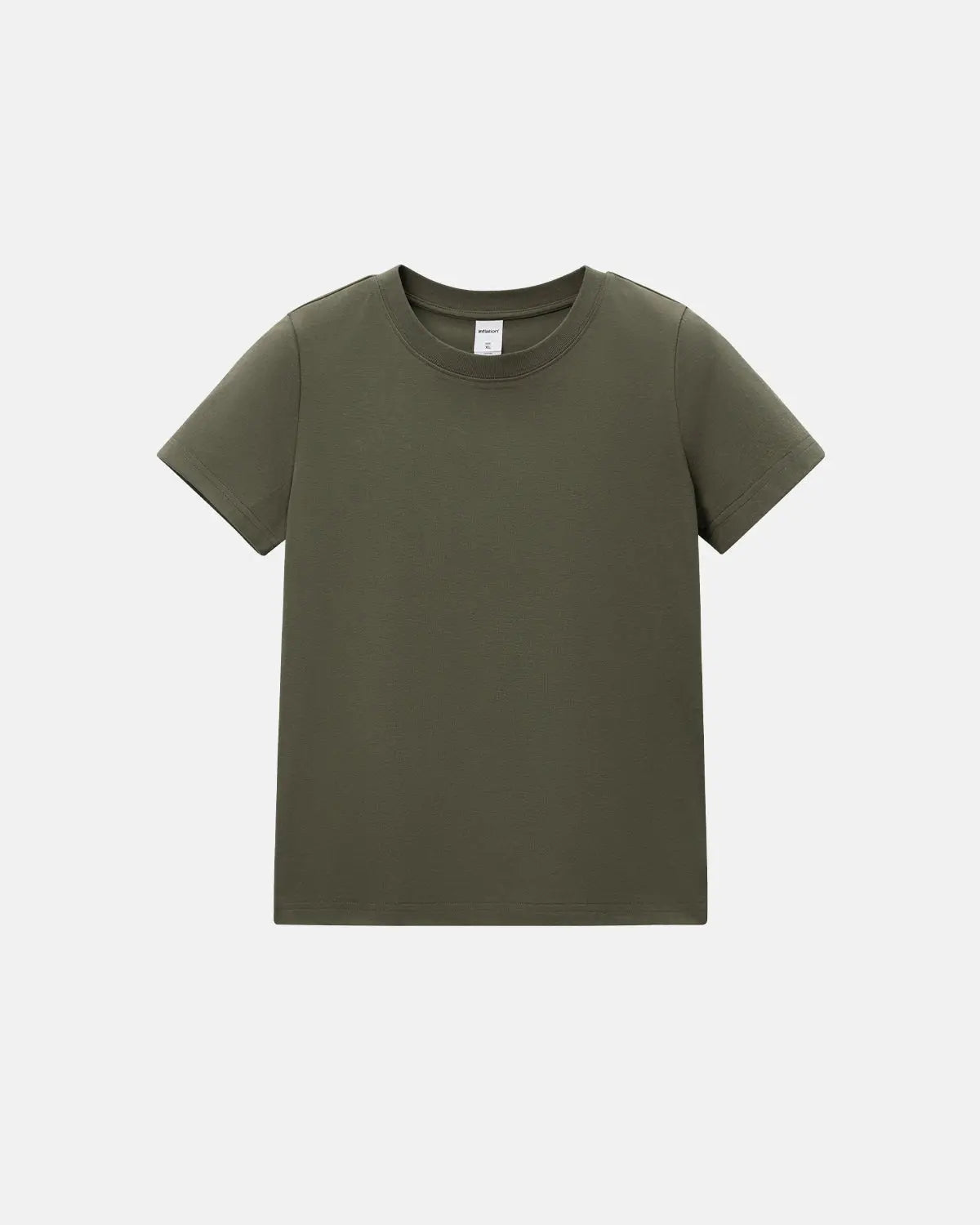 Inflation Streetwear Stretch Cooling Crop Fruit T-Shirt featuring vibrant fruit graphic and breathable fabric, casual streetwear style.
