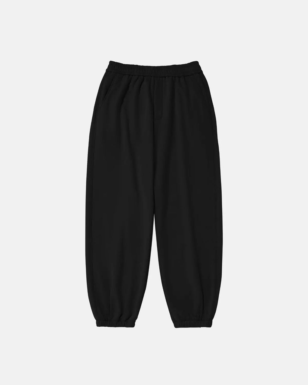 Relaxed fit cozy joggers from Inflation Streetwear in soft fabric, featuring an elastic waistband and tapered leg design.