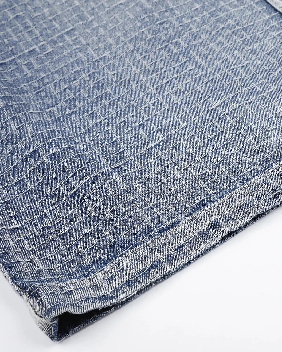 Inflation Streetwear Grid Texture Baggy Jorts with oversized fit, featuring a grid pattern and casual style for street fashion.
