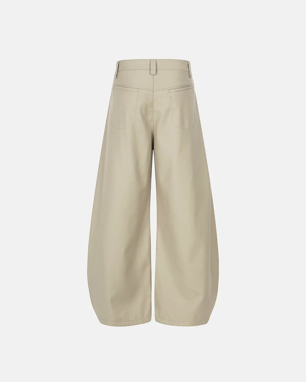 Wide-leg tailored pants with a rope belt from INFLATION's streetwear collection, shown in a stylish fit and fabric detail.