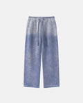 Flation straight-leg acid wash sweatpants made of soft cotton fabric, featuring a relaxed fit and casual streetwear style.