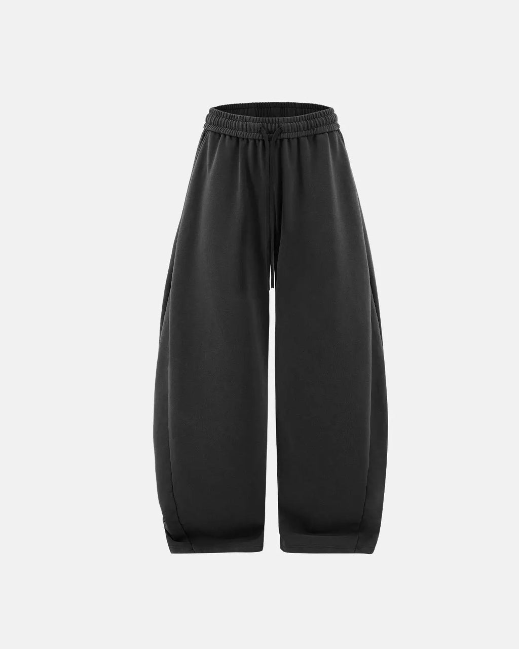 Inflation Streetwear Garment Wash French Terry straight-leg sweatpants in neutral color, featuring a relaxed fit and casual style.