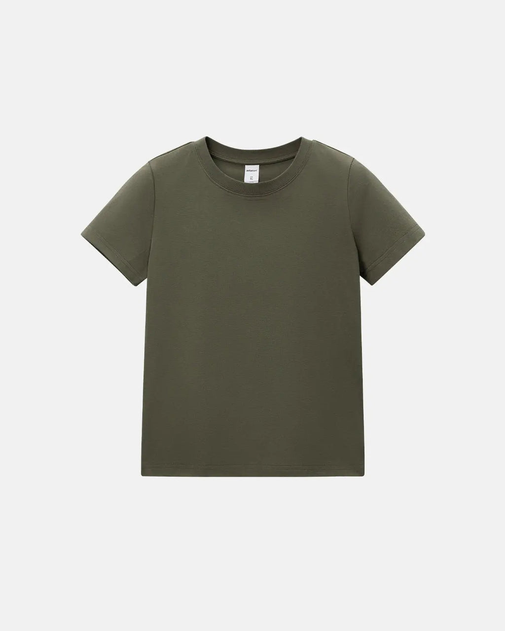 Inflation Streetwear Stretch Cooling Crop Fruit T-Shirt with colorful fruit print on soft fabric, casual streetwear style.
