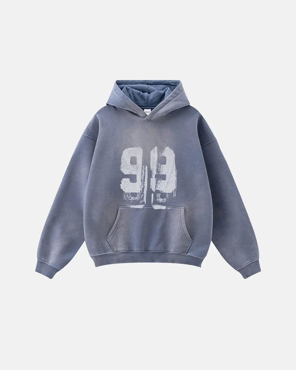Flation streetwear graffiti print washed fleece hoodie with colorful urban design and comfortable fit.