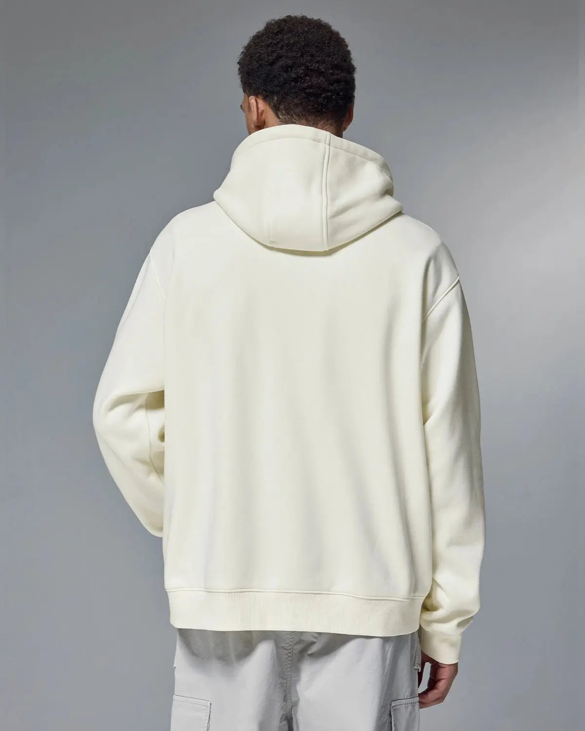 Inflation Streetwear fleece zip-up oversized hoodie in soft, cozy fabric with a relaxed fit and front zipper.
