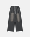 Monkey Washed straight-leg sweatpants by Flation Streetwear, showcasing the relaxed fit and casual style in soft fabric.