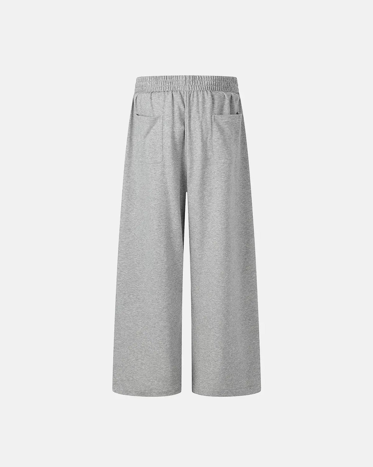 Inflation Star Patch baggy wide-leg sweatpants featuring star patches and relaxed fit, casual streetwear style.